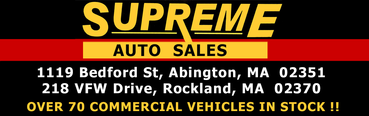 Supreme Auto Sales, Abington MA, Rockland MA